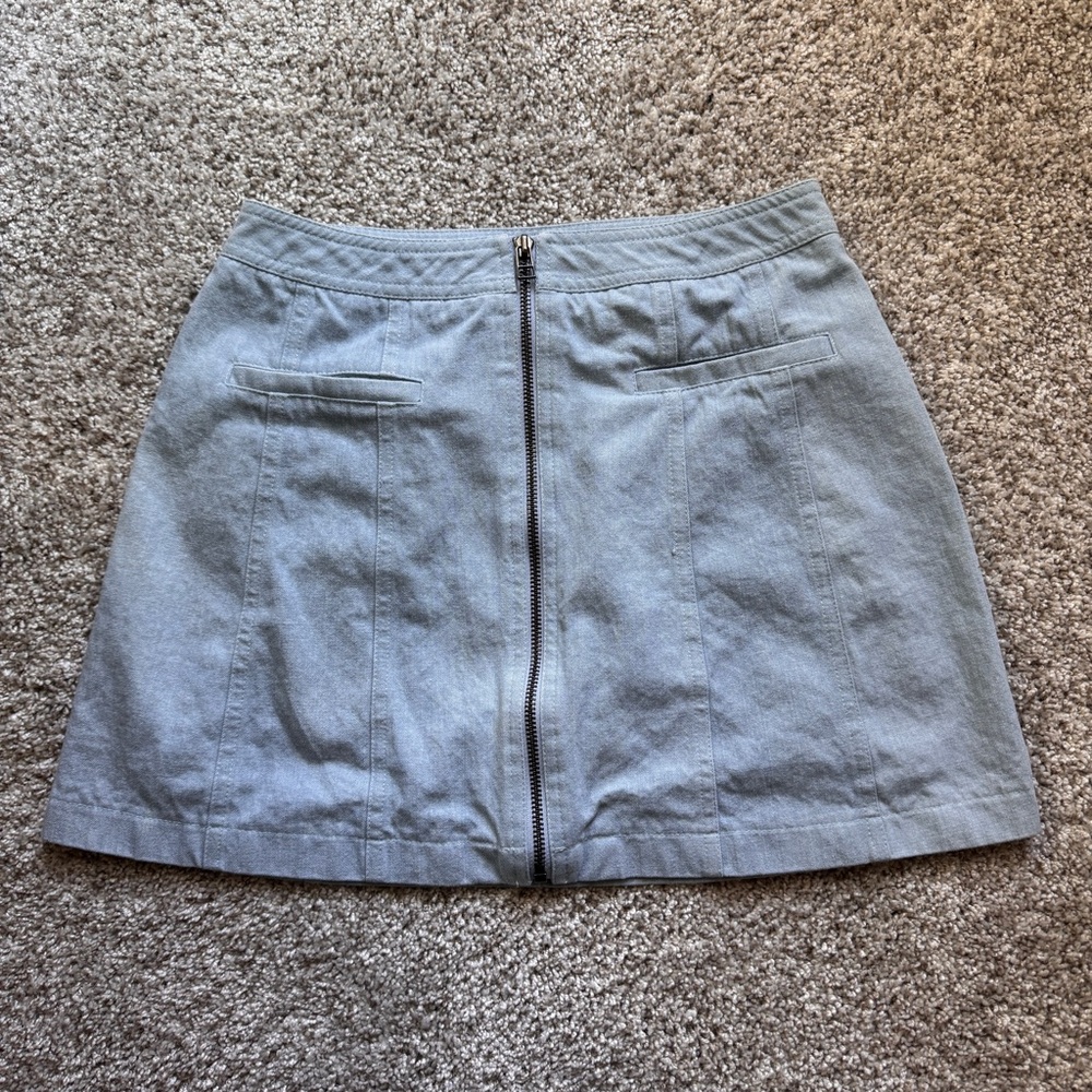 Lulu's Light Blue Denim Skirt